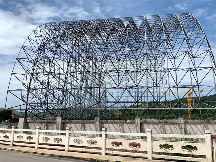 衢州山寨矿储煤棚网架